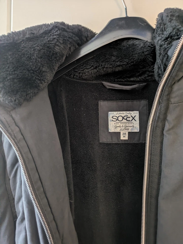 Soccx Winterjacke Damen Gr. 38, M Schwarz ohne Kapuze - Bild 3 von 3