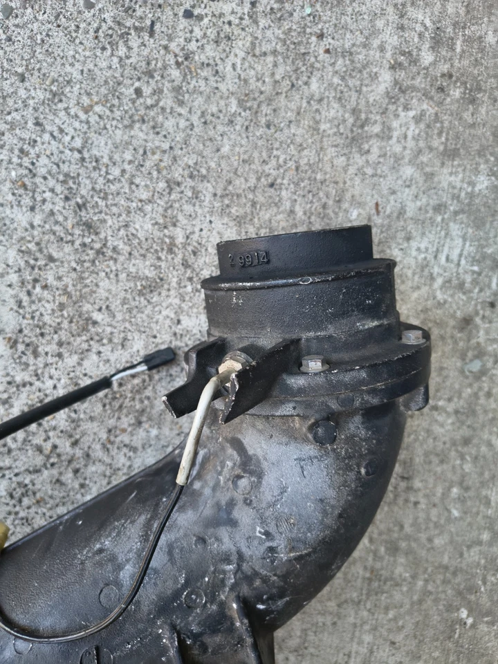 Yamaha Waverunner gp1200 gp1300r xlt1200 OEM TUBO DE ESCAPE ACOPLADOR EXTERIOR SILENCIADOR Foto 2 de 3