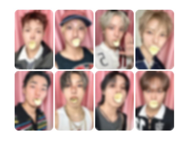Ateez Photocard "GOLDEN HOUR : Part.5" Official Musinsa POB _ 8 Choose