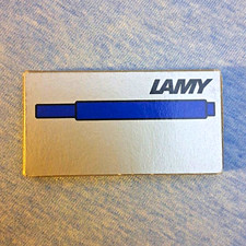 LAMY T10 Blue Ink Refills/Cartridges, Plastic Cartridges