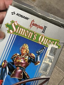JEU COMPLET NINTENDO NES @ CASTLEVANIA II @ SIMON'S QUEST @ COMPLET B @ FRANCAIS