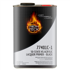 High Teck Products 77401c-1 50-state High Solids Acrylic Lacquer Primer-black-gl