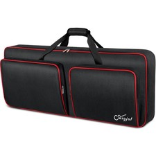 49 Key Keyboard Case Soft Padded Piano Gig Bag Waterproof 33.5x12.4x3.9 Inch