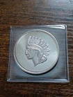 Vintage 1oz 999 Fine Silver Round  Indian Head Cent Design Has A Blinding Shine