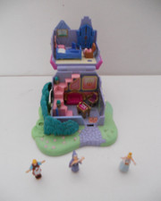 Polly Pocket Bluebird 1995 Disney Cinderella Stiefmutterhaus mit Figuren
