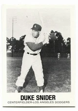 1977-84 TCMA Renata Galasso #24 Duke Snider - Los Angeles Dodgers - MLB HOF