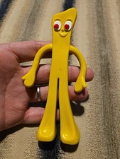 Many Moods Of Gumby Yellow Bendy Figure Perma Toy Company