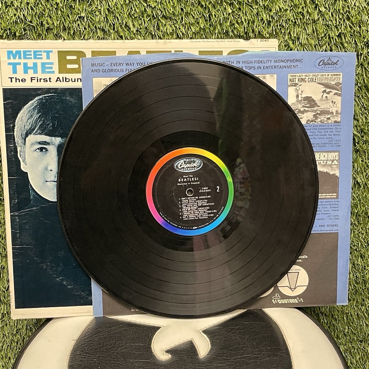Meet The BEATLES Vinyl Record No ASCAP BMI MONO Original 1st