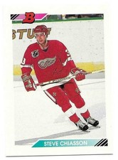 STEVE CHIASSON 1992-93 BOWMAN CARD NEAR MINT+ CONDITION