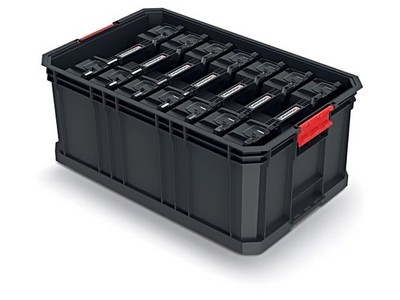 KMS553520R7 container: set with containers black 520x329x210mm 50kg KISTENBERG