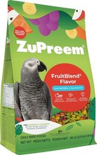Zupreem Fruitblend Bird Pellets, Bird Food for Parrots, Parrot Food, 3.5 Lbs