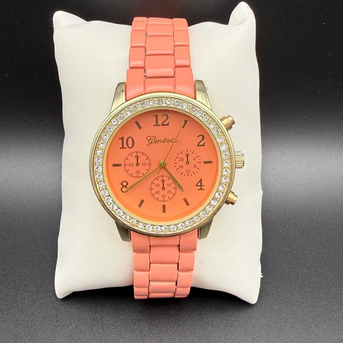 Geneva Orange Wristwatches for sale | eBay display picture 3