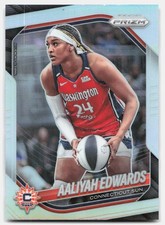 2025 Panini Prizm WNBA #94 Aaliyah Edwards Silver Prizms Connecticut Sun