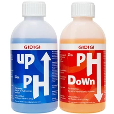 Hydroponics Ph up down Solution Ph Control Kit,Ph Adjuster for Hydroponic, Aquap