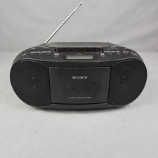 Sony CFD-S70 Portable AM/FM Stereo CD Cassette Recorder Radio Boombox See Notes