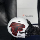 Andre Rison Autographed Atlanta Falcons Lunar Speed Mini Helmet - Beckett W Holo