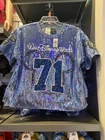 2026 Disney Parks Her Universe Sequin Cinderella Cropped Football Jersey L HTF