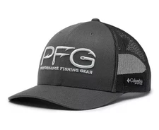 COLUMBIA PFG Hooks Mesh Snapback Ball Cap Hat Grill 1837021-028 One Size NEW
