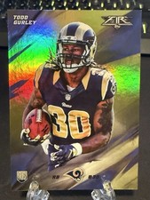 2015 Todd Gurley ll Topps Fire #16 Gold rookie /299 Rams