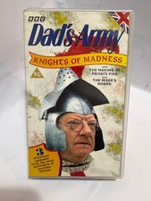 Rare - Dad's Army: Knights Of Madness 1995 VHS Tape - Great Condition