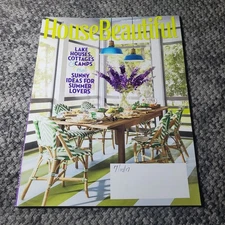 House Beautiful Magazine July/August 2017 Summer Ideas Lake Houses Kravet