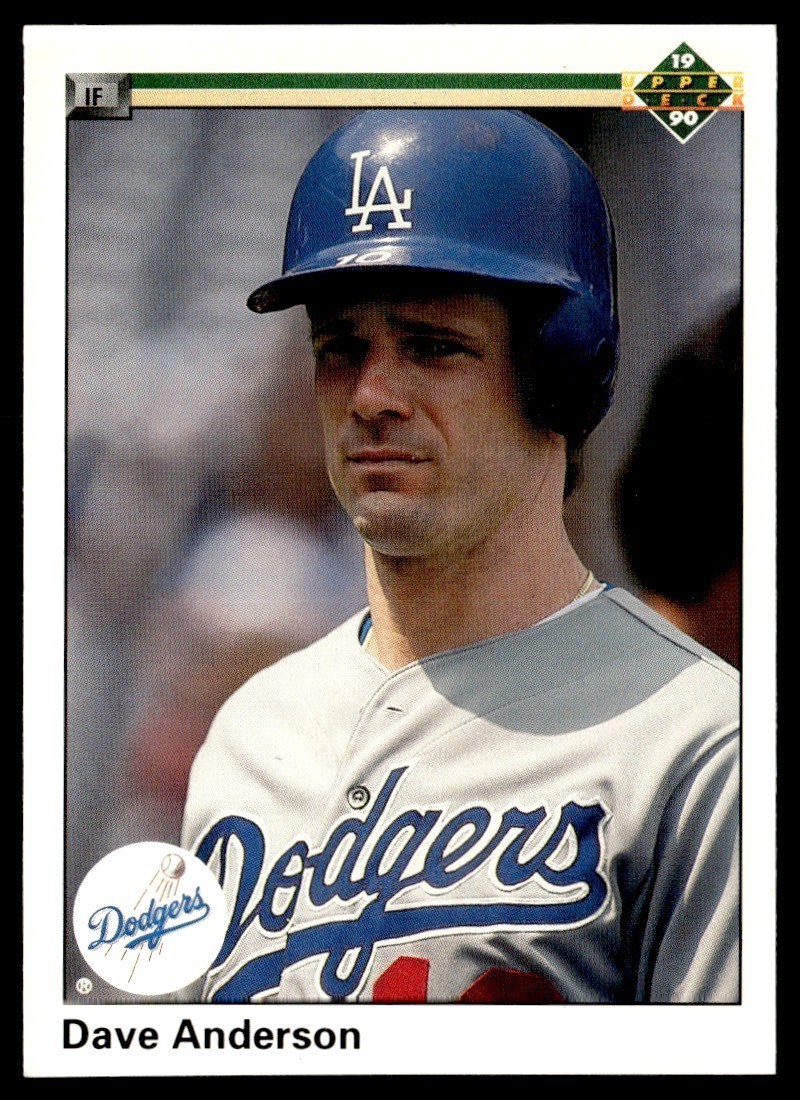 1990 Upper Deck Dave Anderson Los Angeles Dodgers #510
