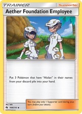 Aether Foundation Employee 168/214 SM - Lost Thunder Pokémon TCG