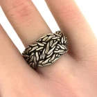 John Hardy Vintage Classic Chain Sterling Silver Braided Ring Sz. 6