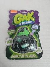 Nickelodeon Gak In The Dark Includes UV LED Light Glows Green New C1