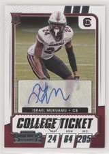 2021 Panini Contenders Draft Picks College Ticket Israel Mukuamu #203 Auto 9b4