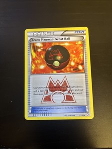 Team Magma’s Great Ball 31/34 VLP/NM Double Crisis