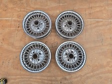 4 Lug Wire Spoke Wheels X4 14x5 114mm X497  Triumph Mg Mgbjaguar