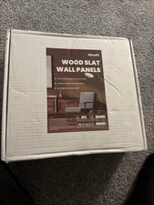 12 Pc 3D Wood Wall Panels Water Resistant Bendable Slate Walls 11.8”x 11.8”