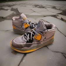 Size-10 - Nike Kyrie 8 Infinity Two Way Basketball Sneakers Shoes Blue Yellow 