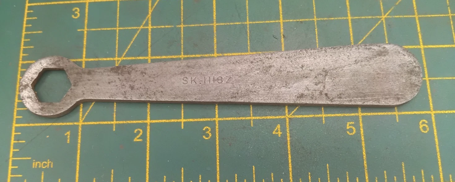 Vintage Original MG Tappet Spanner SK1118Z 1/4"BSW LT22990-LL