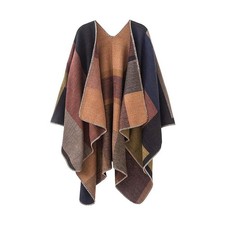 Women's Shawl Wraps Open Front Poncho Cape Oversized Sweaters Casua... Fast Ship