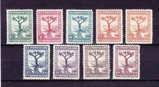 TURKEY 1931  Mi# 936-944 COMPL.SET OF 9 MLH *