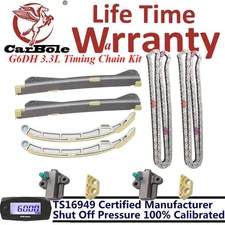G6DH 3.3L Engine Timing Chain Kit Fit Hyundai Santa Fe Azera KIA Sorento Genesis