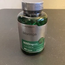 Moringa Oleifera 6000mg 300 Capsules Non-GMO and Gluten Free Extract by Horbaach
