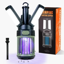 2-in-1 Electric Bug Zapper Indoor Outdoor, USB Rechargeable Mosquito Eliminat...