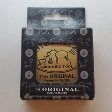 SleekEZ Cat Dog Horse Grooming Tool 2 1/2" W New In Box Animal Care Brush Wood