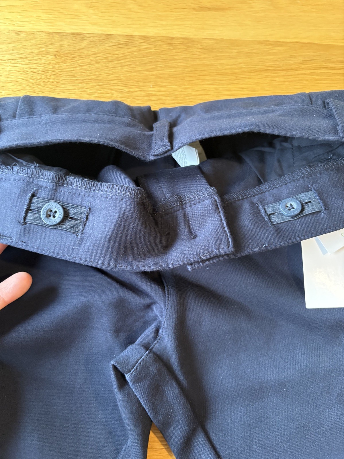 Brums Milano Boys Navy Winter soo soft smart  Trousers Age 12 adjustable waist image 9