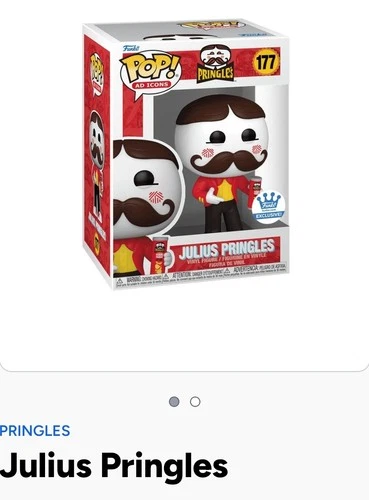 Funko Pop Vinyl Ad Icons Pringles  Julius Pringles Funkoshop Exclusive Figure