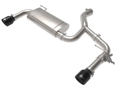 aFe MACHForce XP Exhausts Axle-Back for BMW X1 2.0L (2015-2020) with Black Tips