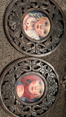 Kelly Vivanco Framed Art Wall Hanging  Signed