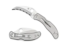 Spyderco Knives Harpy Lockback Satin Finished VG-10 Stainless Pocket Knife C08S