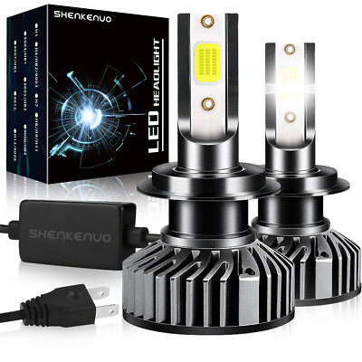 Upgrade H7 Headlight White 6000k LED Bulbs 2x for MERCEDES E W211 W210 W124 W212