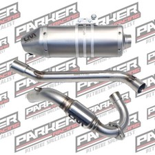 Pit Bike Race Exhaust - LM Exhaust System - CRF70/110 STYLE - CW110 - STOMP