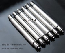 3 pairs 20mm Heavy Duty Double Shoulder Spring Bar Dia. 2.0mm