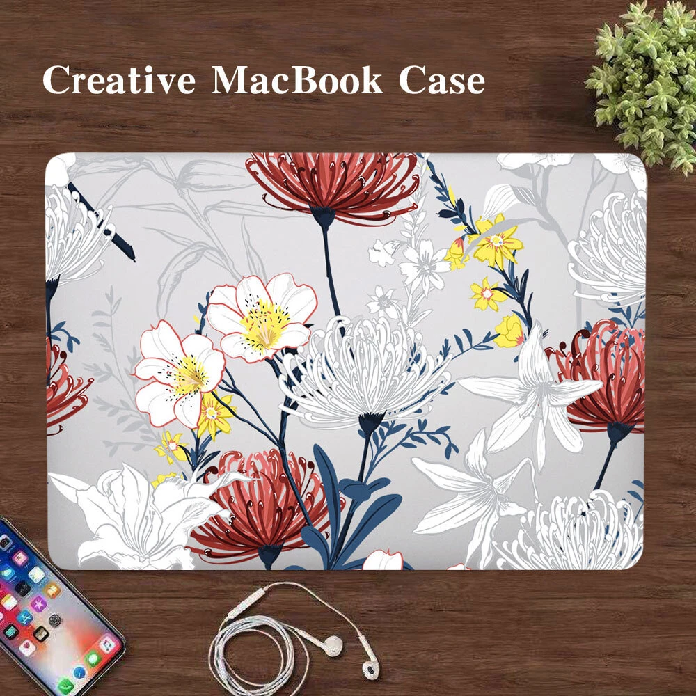 Line Floral Art Design Laptop Case Flowers A2251 Case Art 